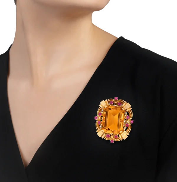 Tiffany & Co. Retro Citrine Necklace