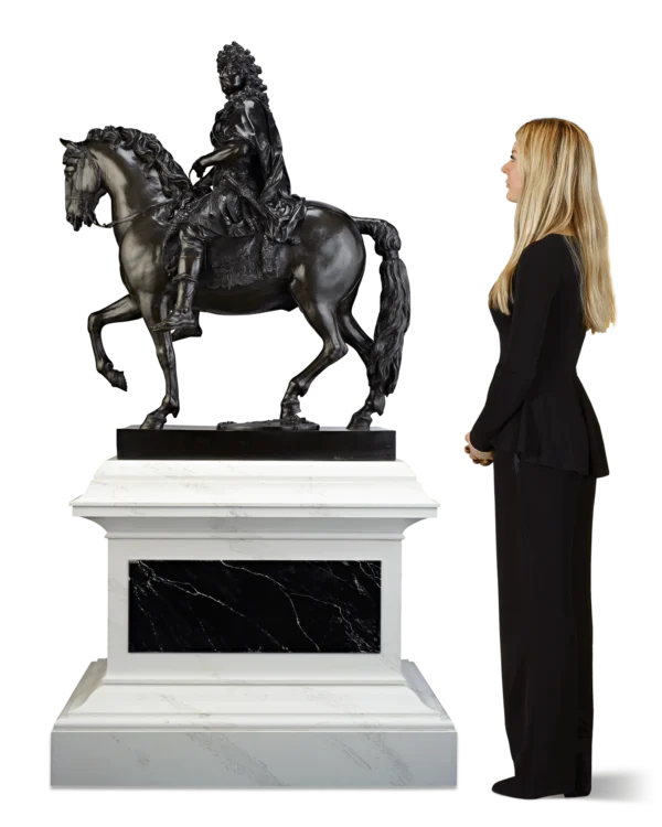 Equestrian Portrait of Louis XIV by Girardon