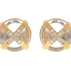 Diamond and Quartz Earrings