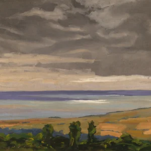 Coast Scene Near Lympne by Sir Winston Churchill