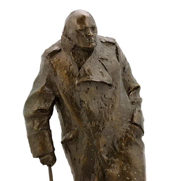 Sir Winston Churchill Bronze by Ivor Roberts-Jones