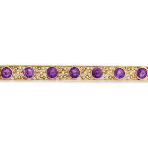 Amethyst Brooch, 1.68 carats