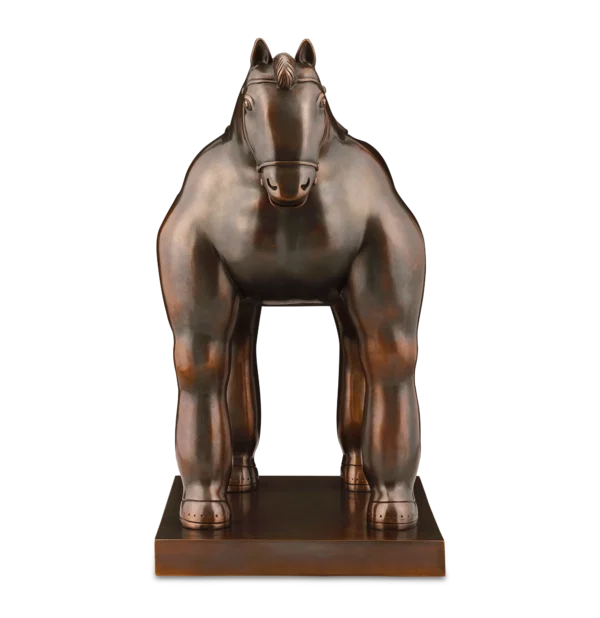 Horse with Saddle by Fernando Botero