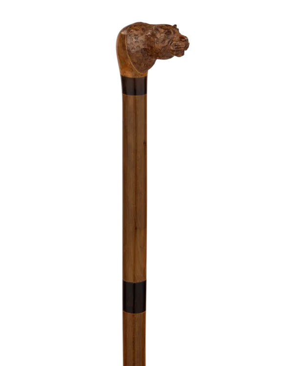 Wooden Leopard Cane